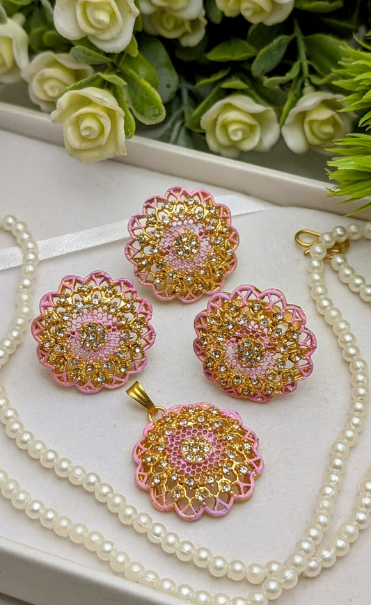 Sun Flower Locket Set