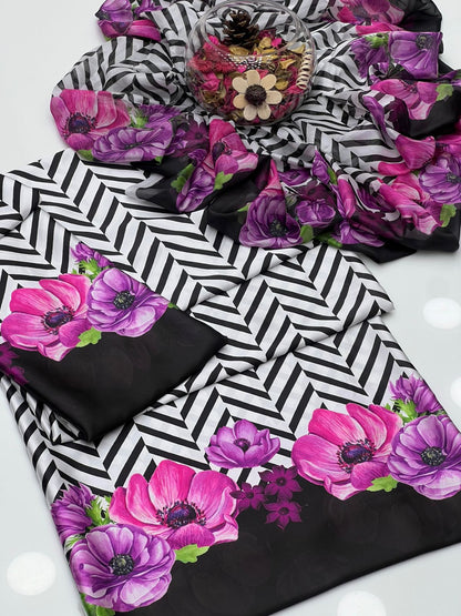 Floral Digital Printed