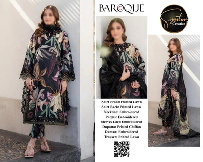 BAROOQUE LUXURY LAWN COLLECTION