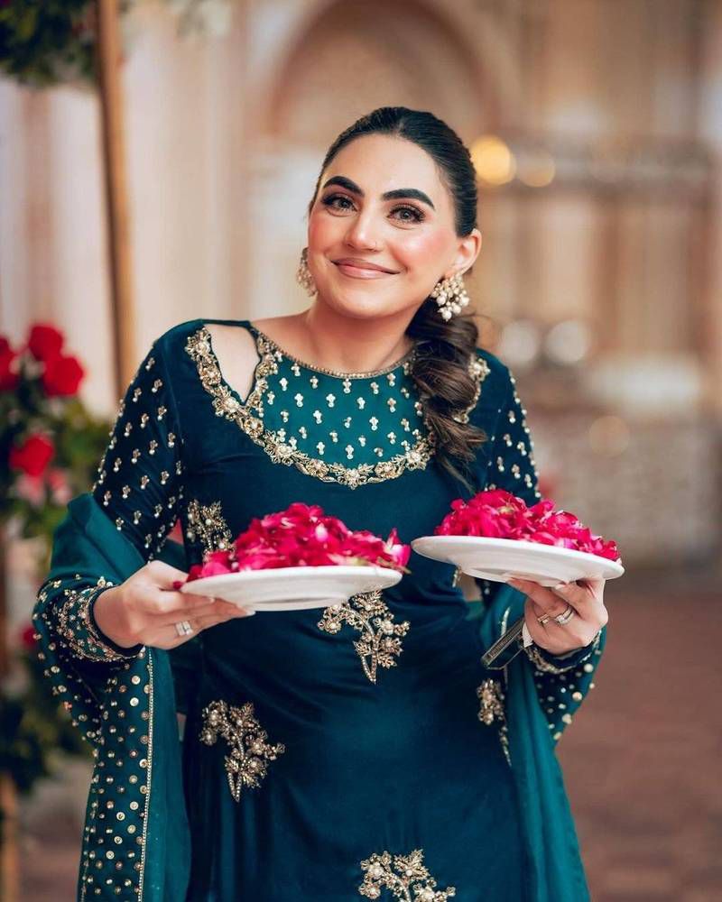 AFROZEH Velvet Embroidered Winter Collection