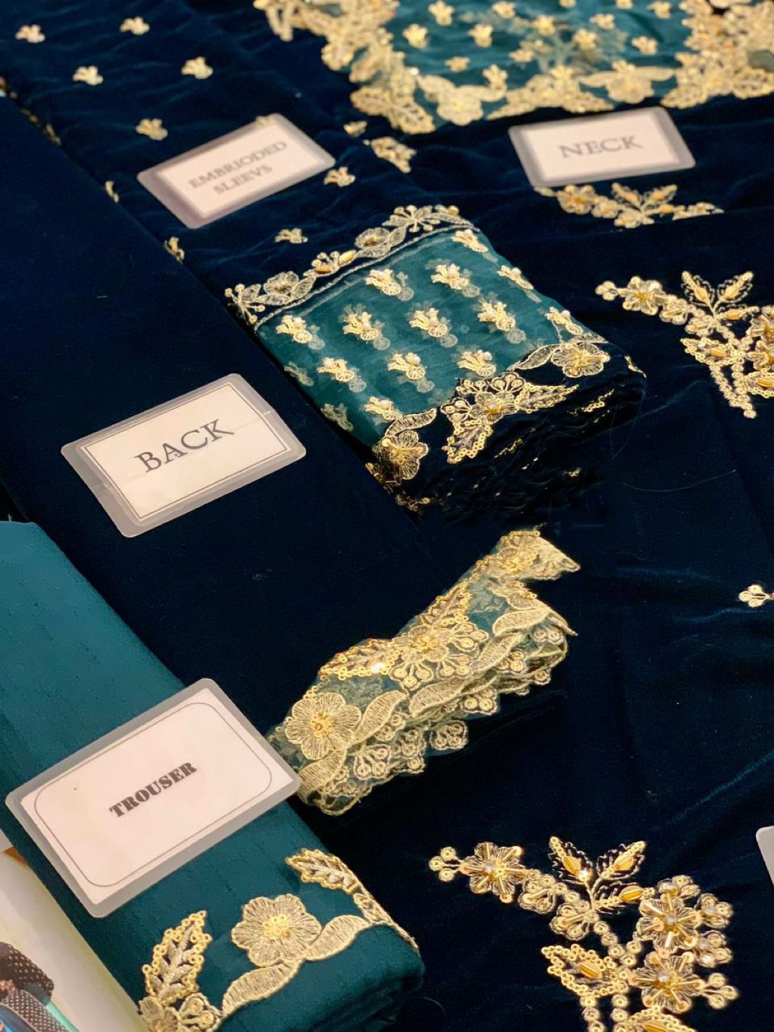 AFROZEH Velvet Embroidered Winter Collection