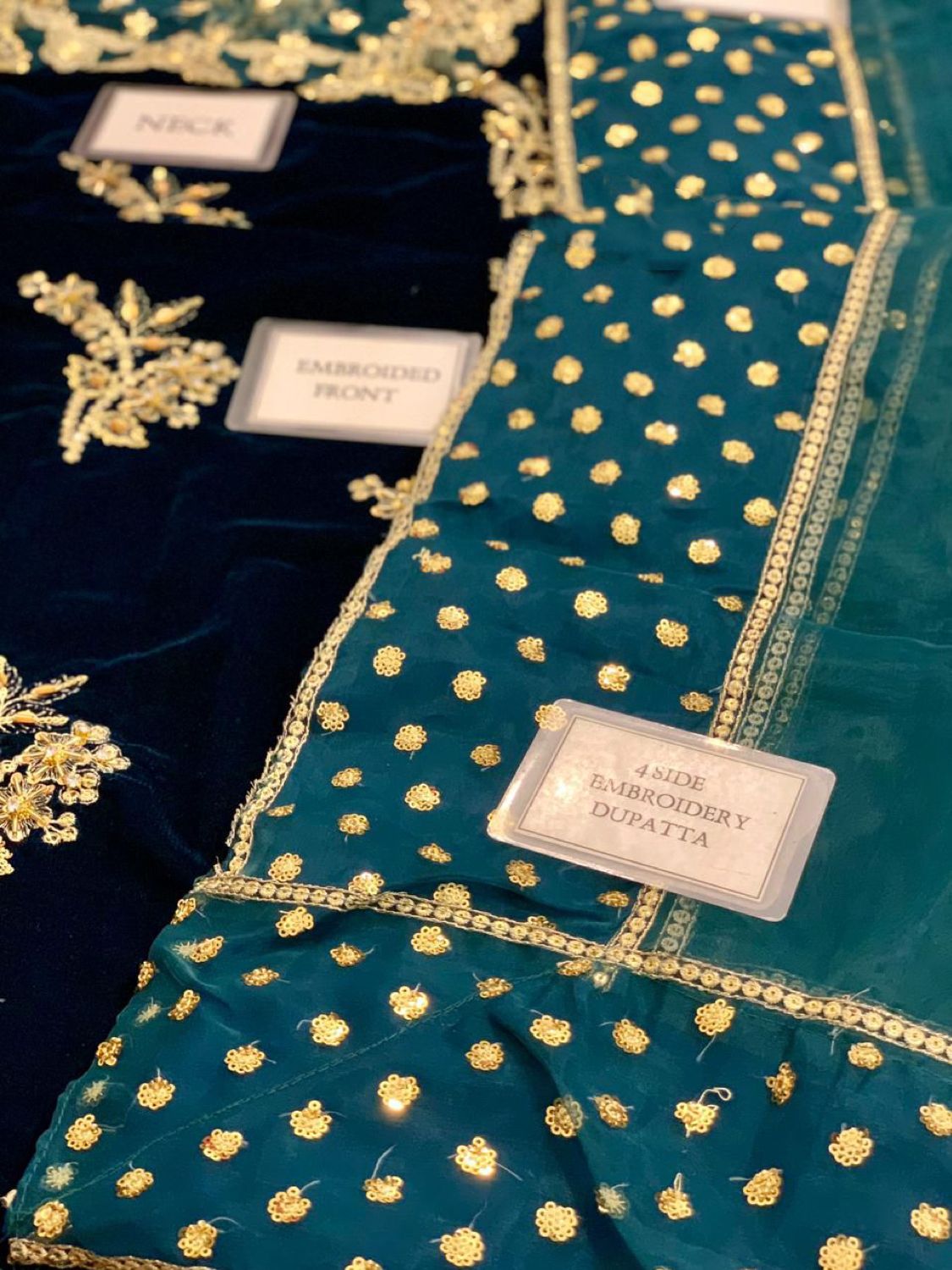 AFROZEH Velvet Embroidered Winter Collection