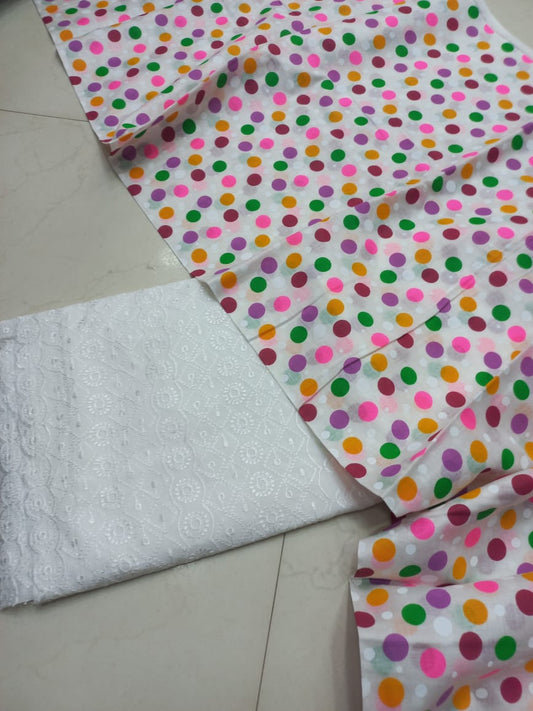 2 PC lawn Suit