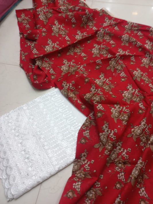 2 PC lawn Suit