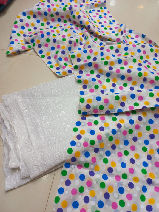 2 PC lawn Suit
