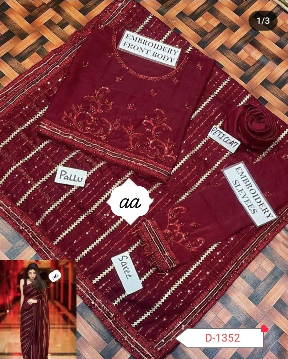 Saba Rajput Saba Rajput Saree Wedding – Master Replica Whole Seller