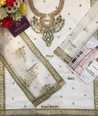 Azure Chiffon Embroidered Collection