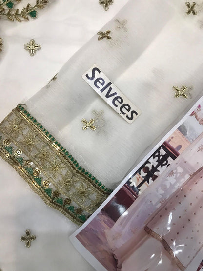 Azure Chiffon Embroidered Collection