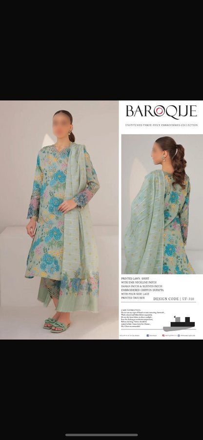 BAROOQUE LUXURY LAWN COLLECTION