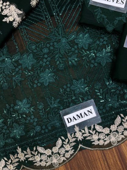 Azure Chiffon Embroidered Collection