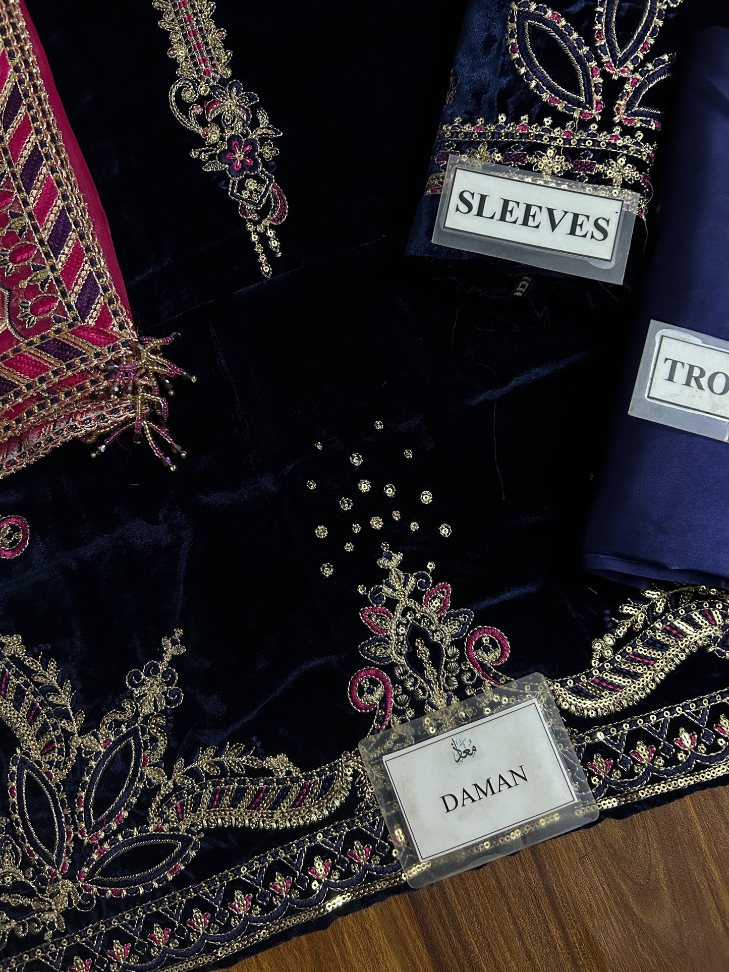 Naqashi Embroidered Velvet