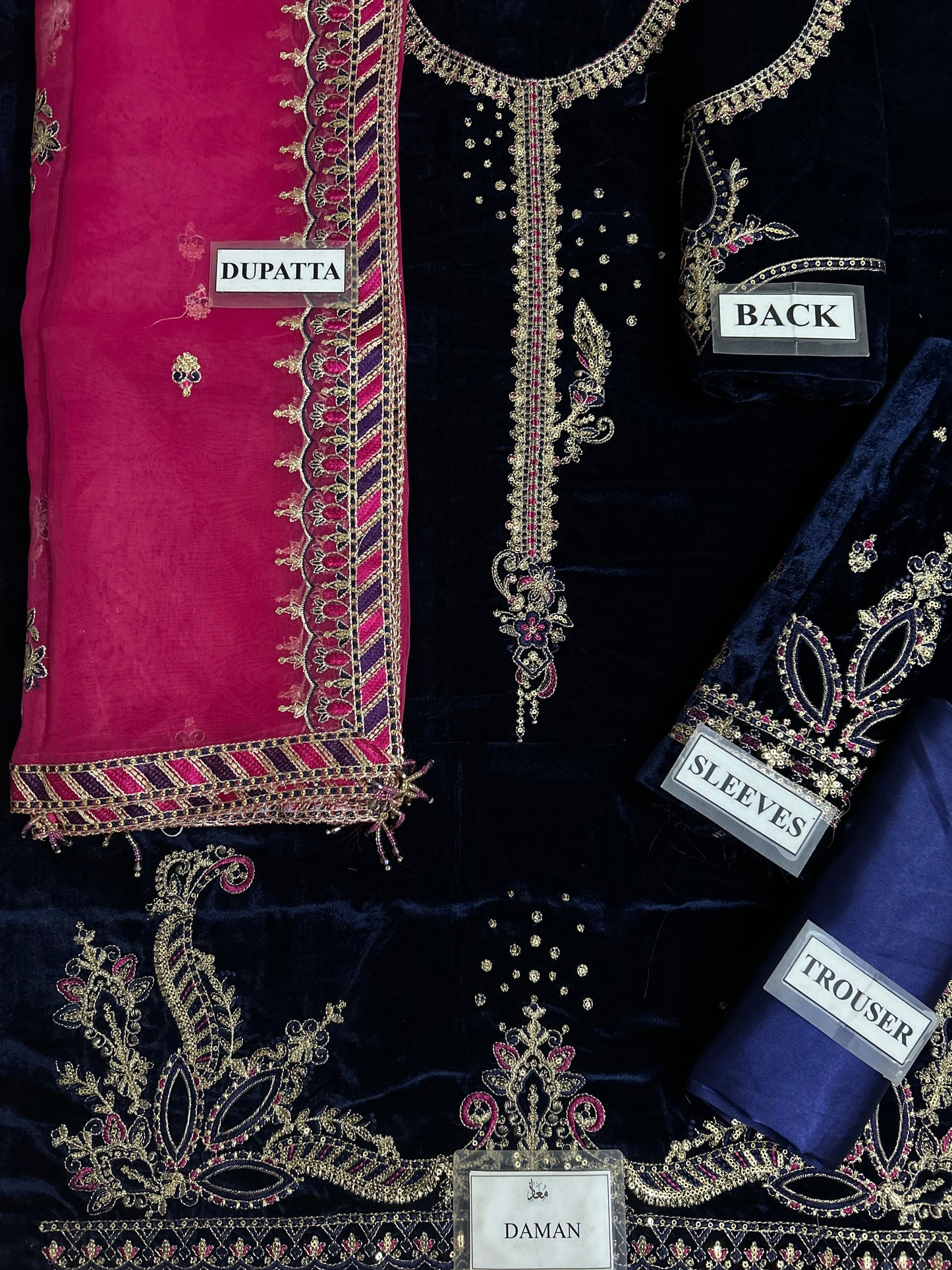 Naqashi Embroidered Velvet