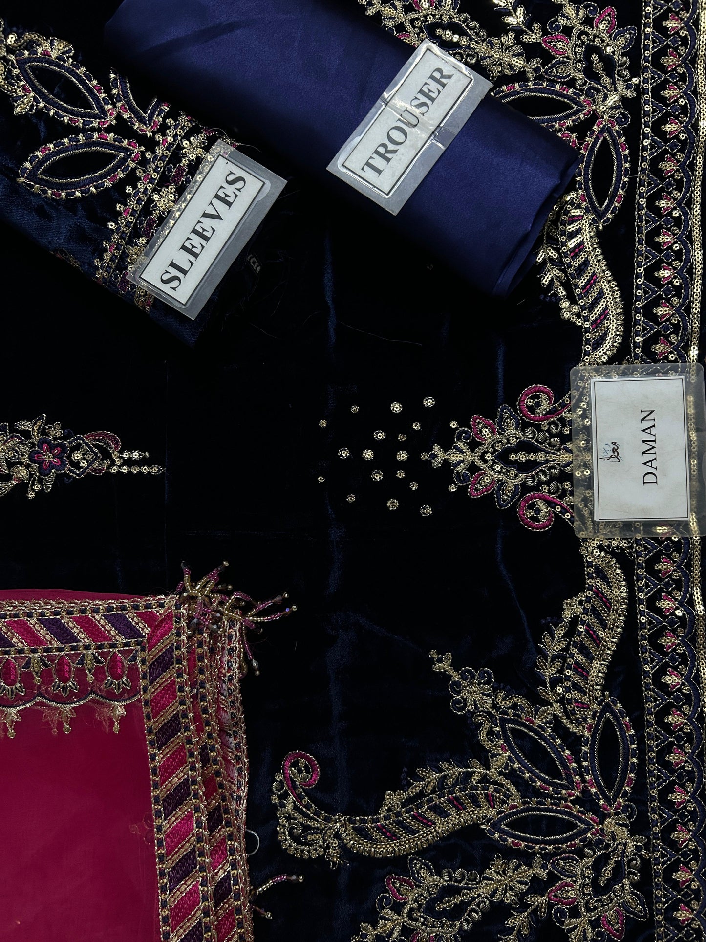Naqashi Embroidered Velvet