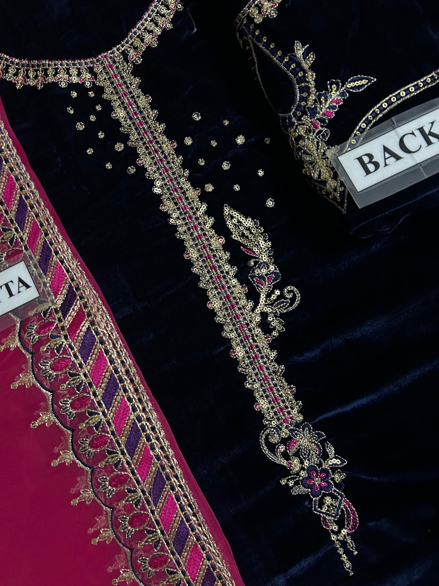 Naqashi Embroidered Velvet