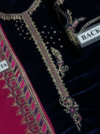 Naqashi Embroidered Velvet