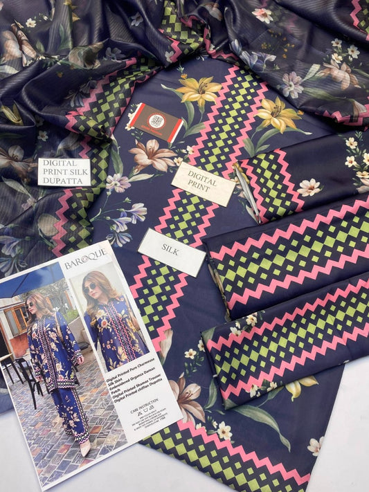 Floral Digital Printed