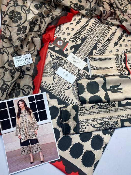 Floral Digital Printed