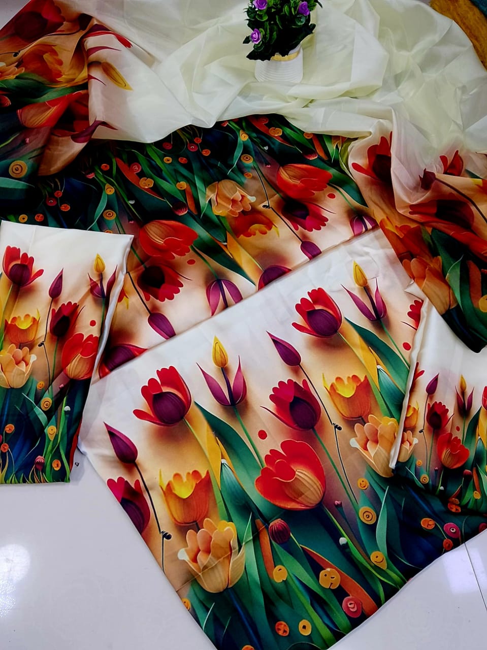 Floral Digital Printed
