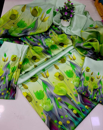 Floral Digital Printed