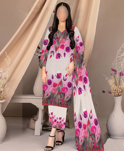 Floral Digital Printed