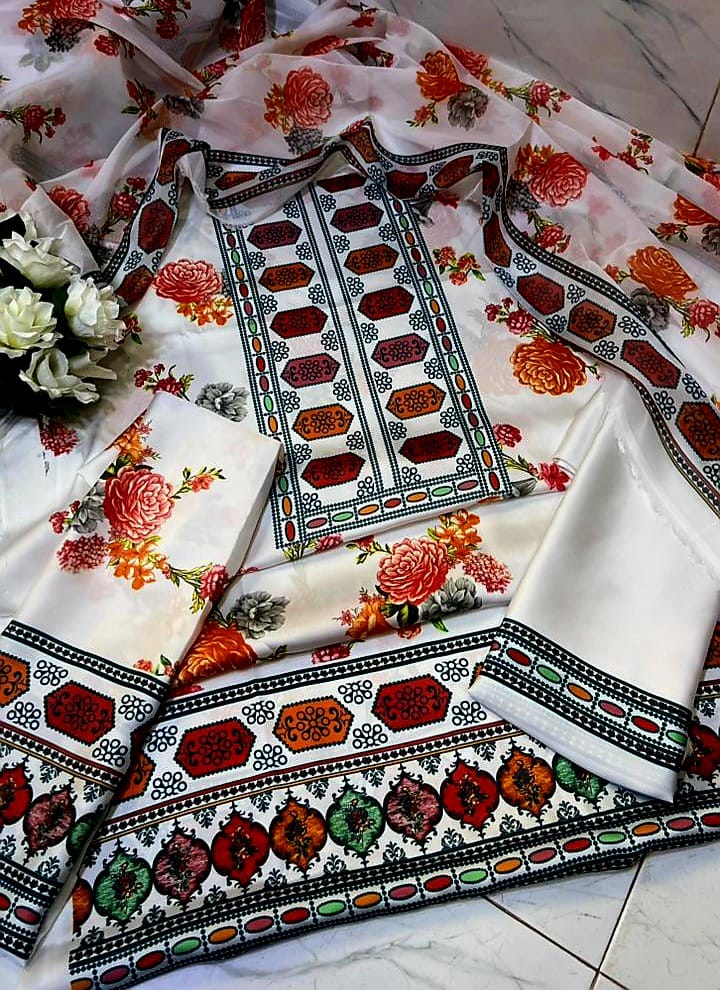 Floral Digital Printed