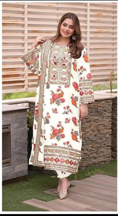 Floral Digital Printed