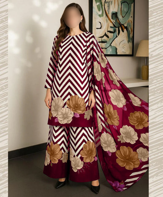 Floral Digital Printed