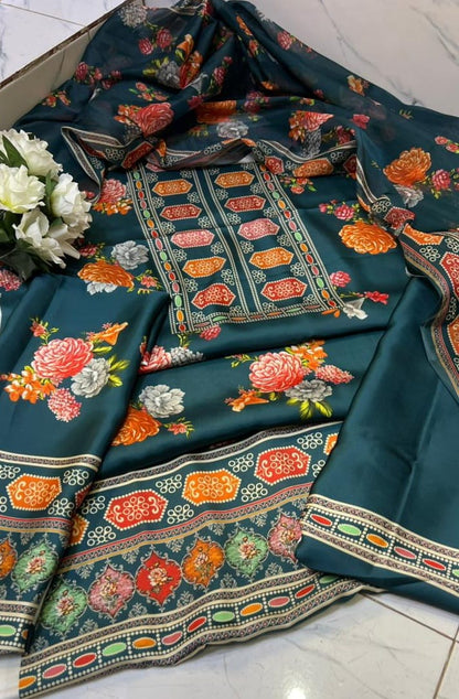 Floral Digital Printed