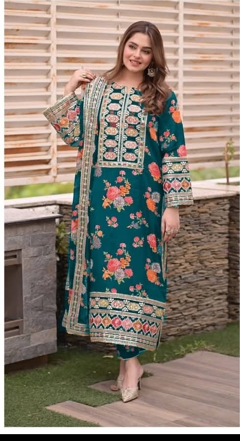 Floral Digital Printed