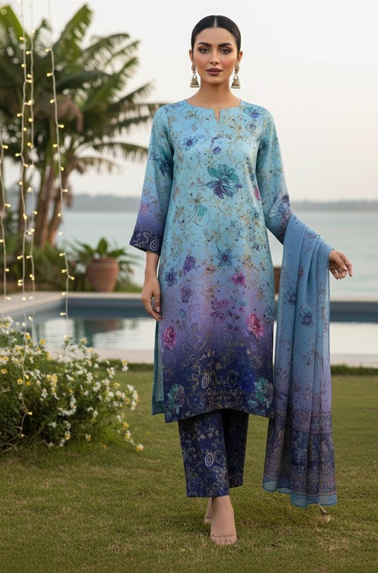 Floral Digital Printed