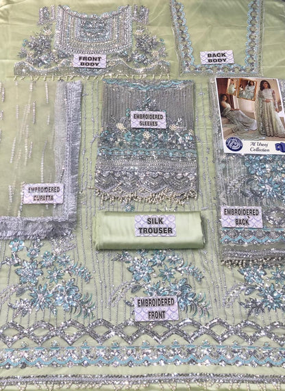 Mushq Trousseau De Luxe Ocean Wave party wear dress