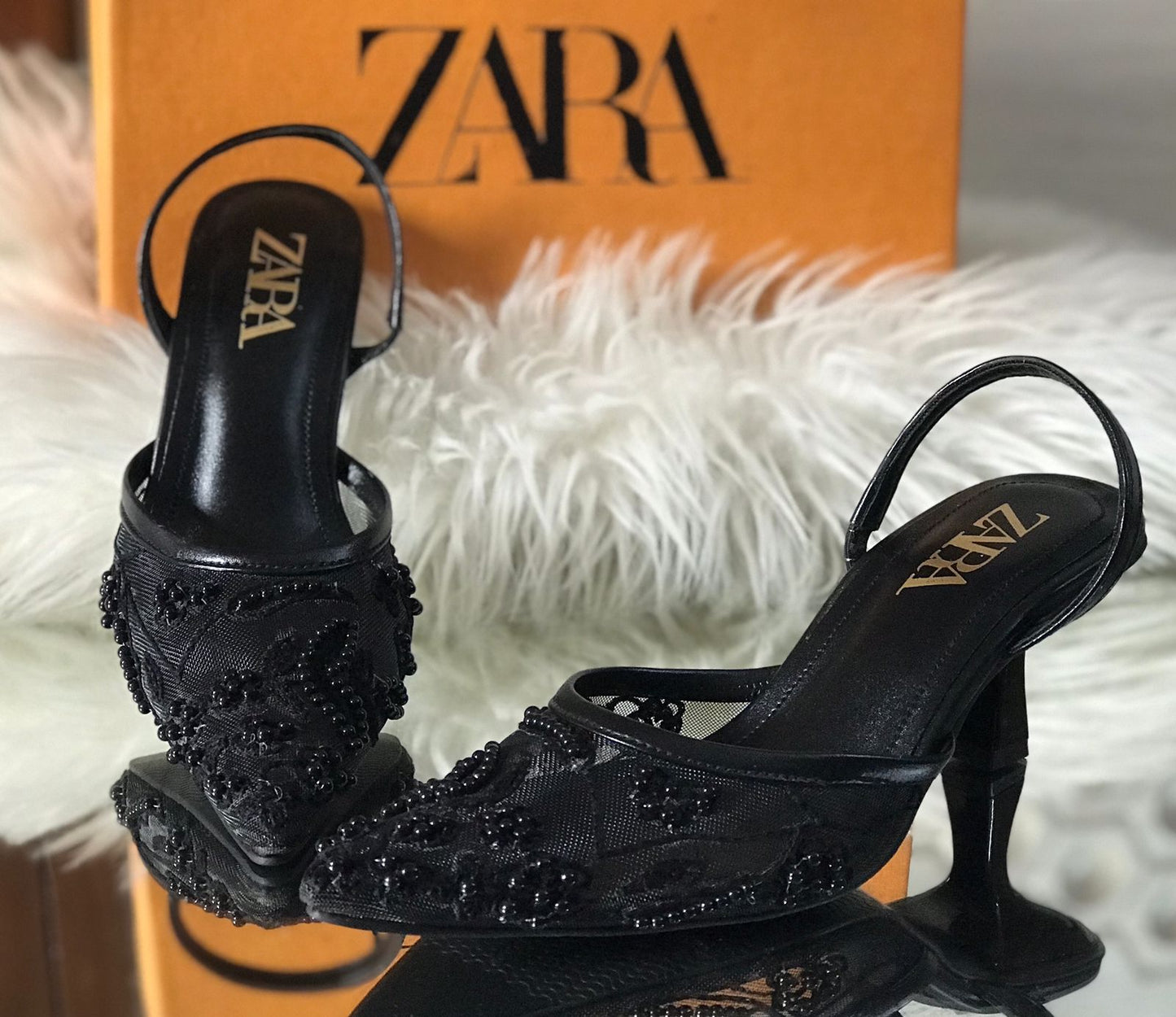 ZARA Net Heels