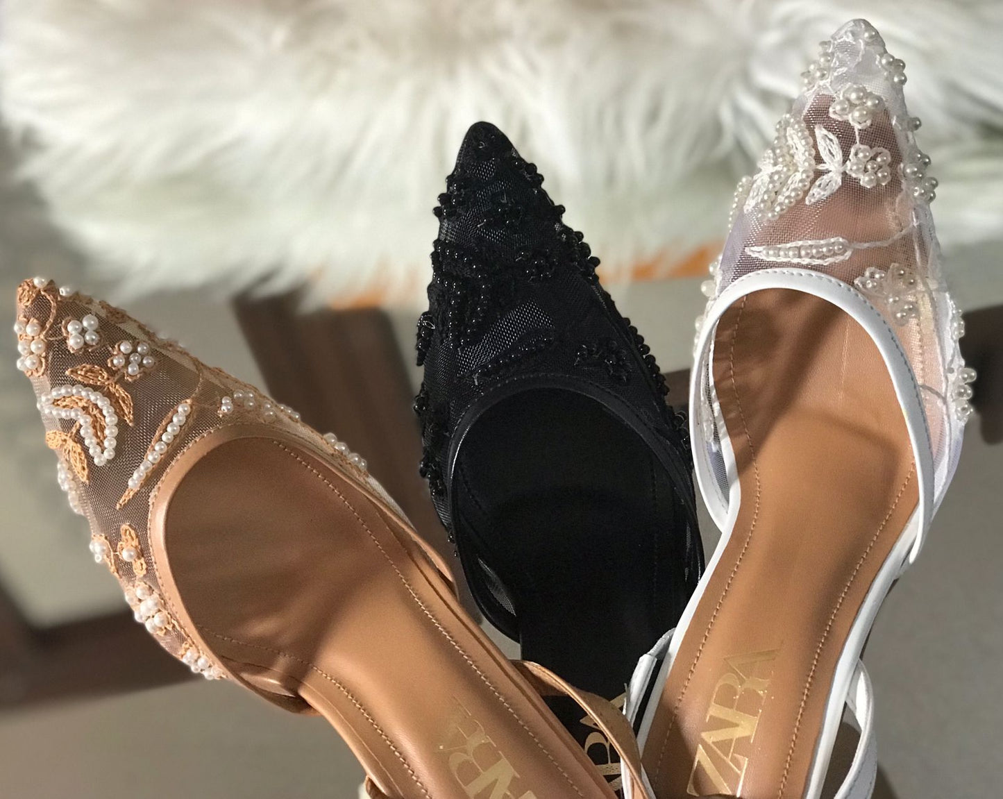 ZARA Net Heels