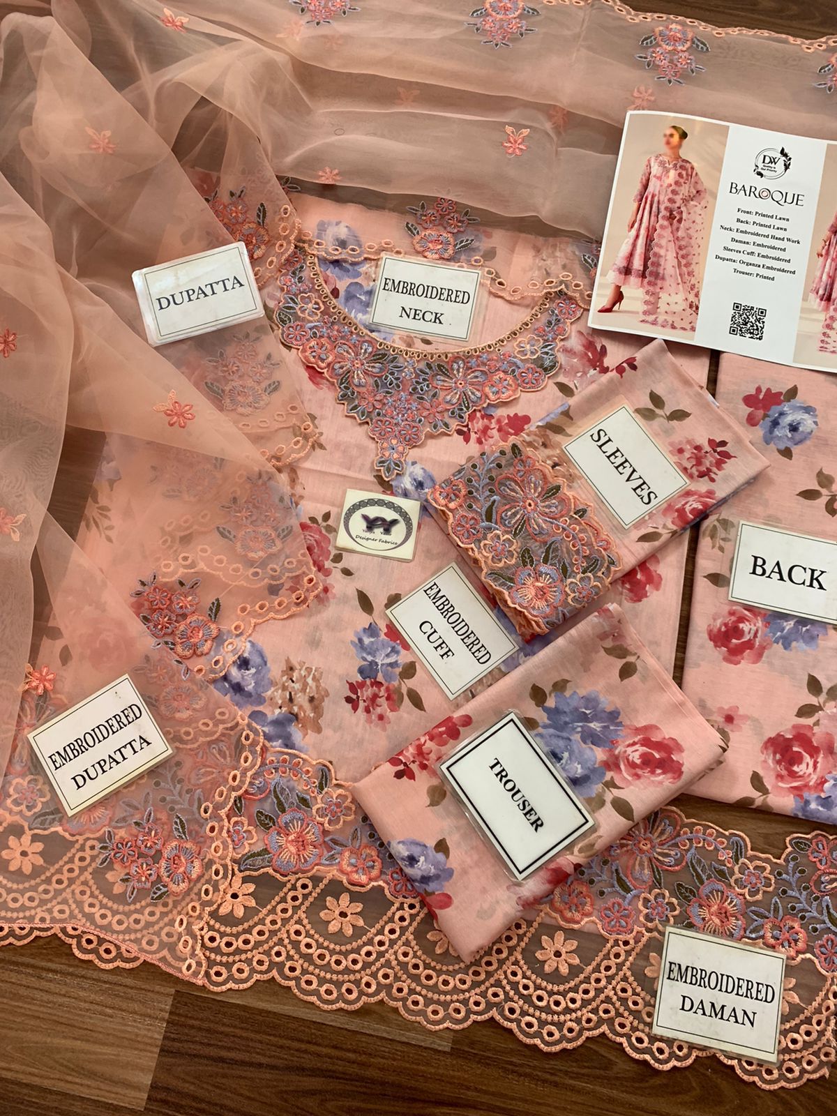 BAROQUE FANCY ORGANZA DUPATTA