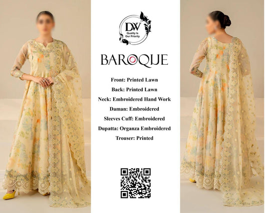 BAROQUE FANCY ORGANZA DUPATTA
