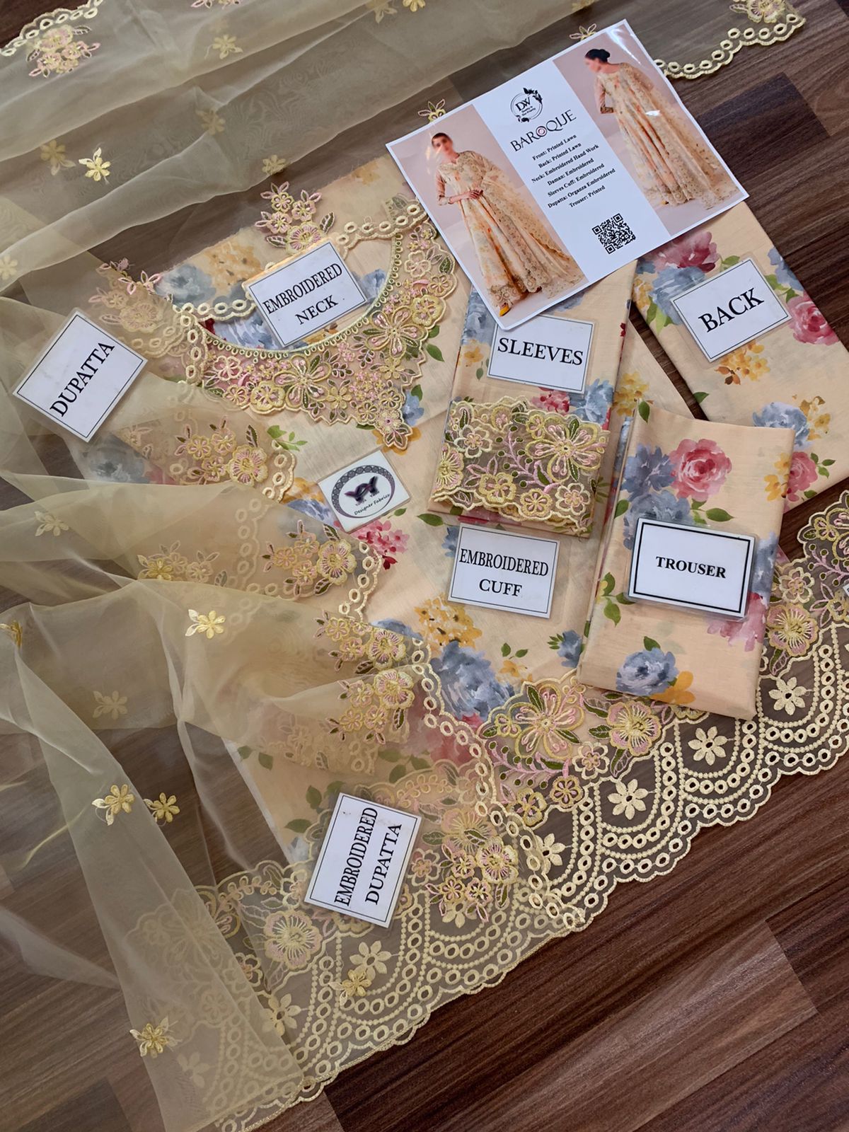 BAROQUE FANCY ORGANZA DUPATTA