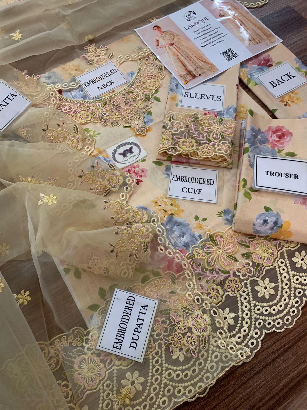 BAROQUE FANCY ORGANZA DUPATTA