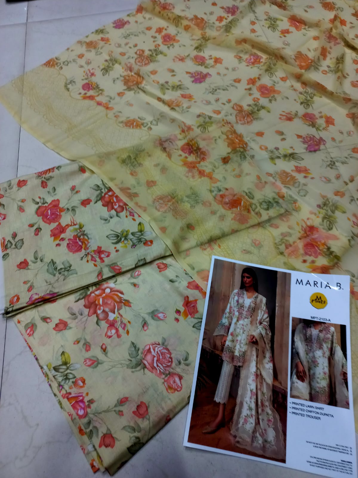 Maria-B Printed Lawn