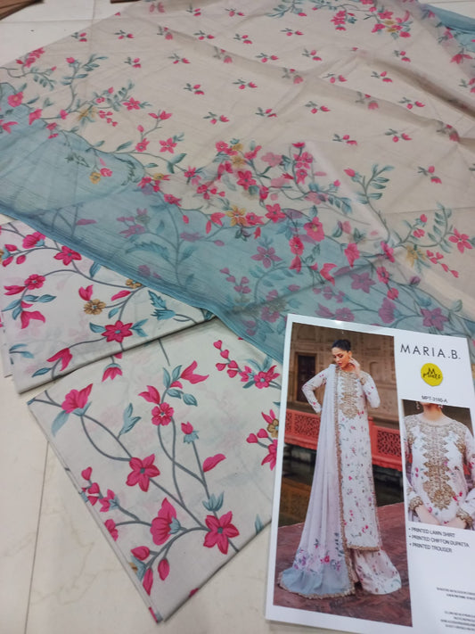 Maria-B Printed Lawn