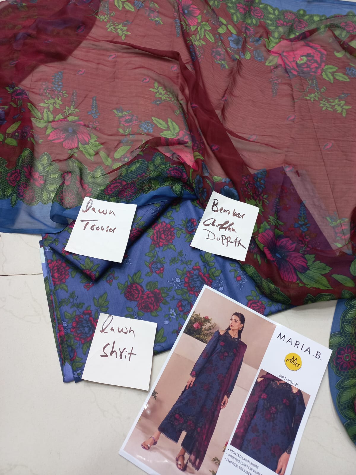 Maria-B Printed Lawn