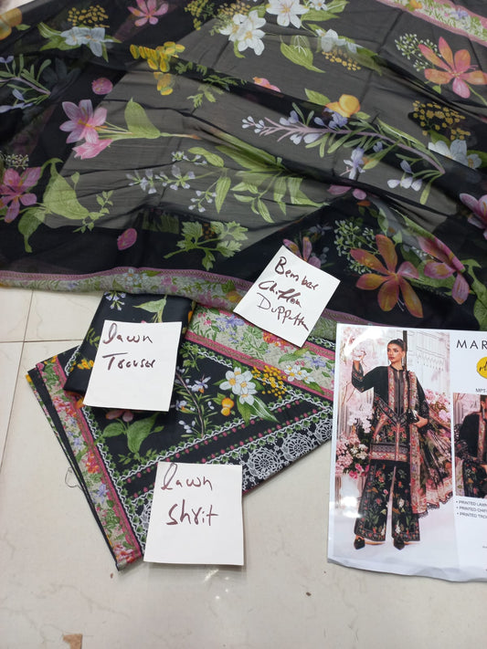 Maria-B Printed Lawn