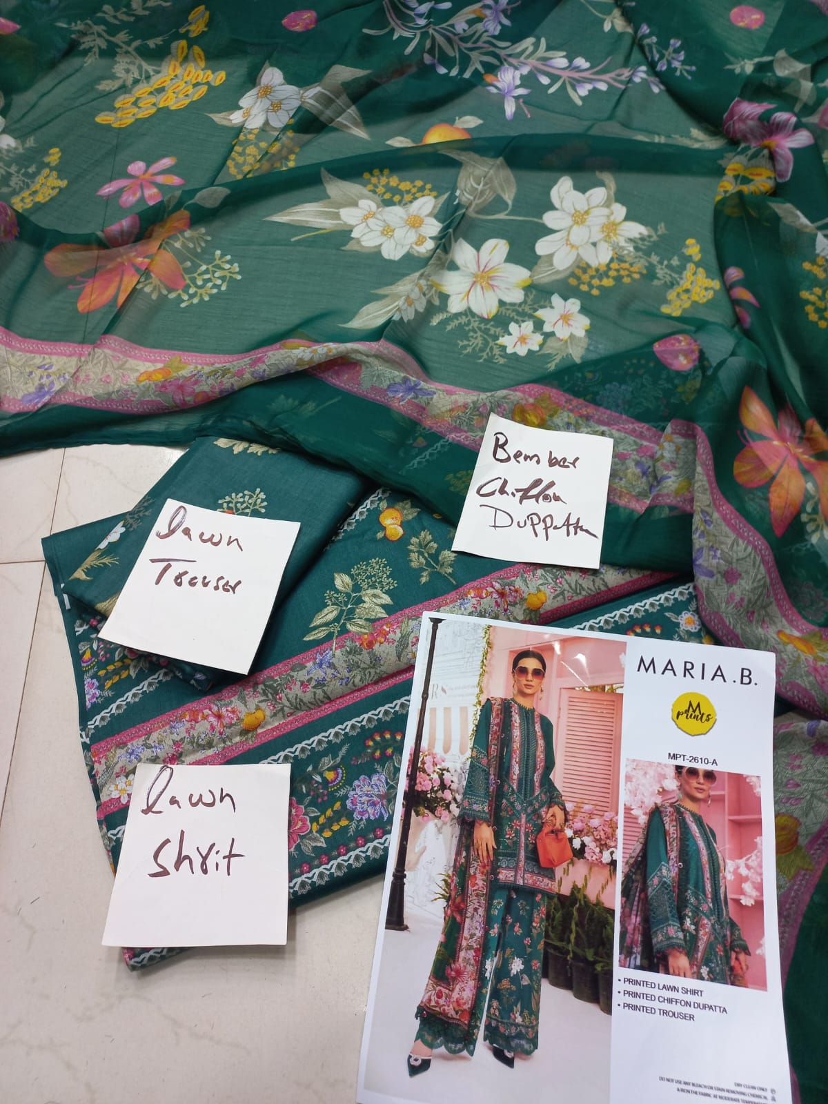 Maria-B Printed Lawn