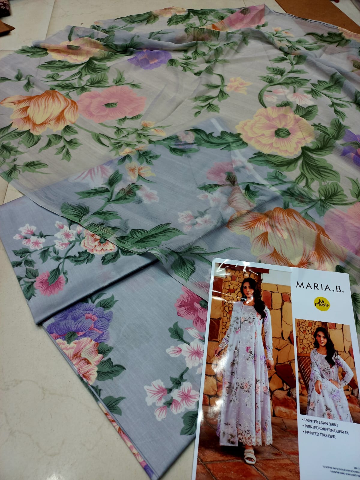 Maria-B Printed Lawn