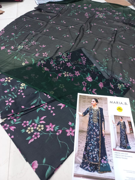 Maria-B Printed Lawn