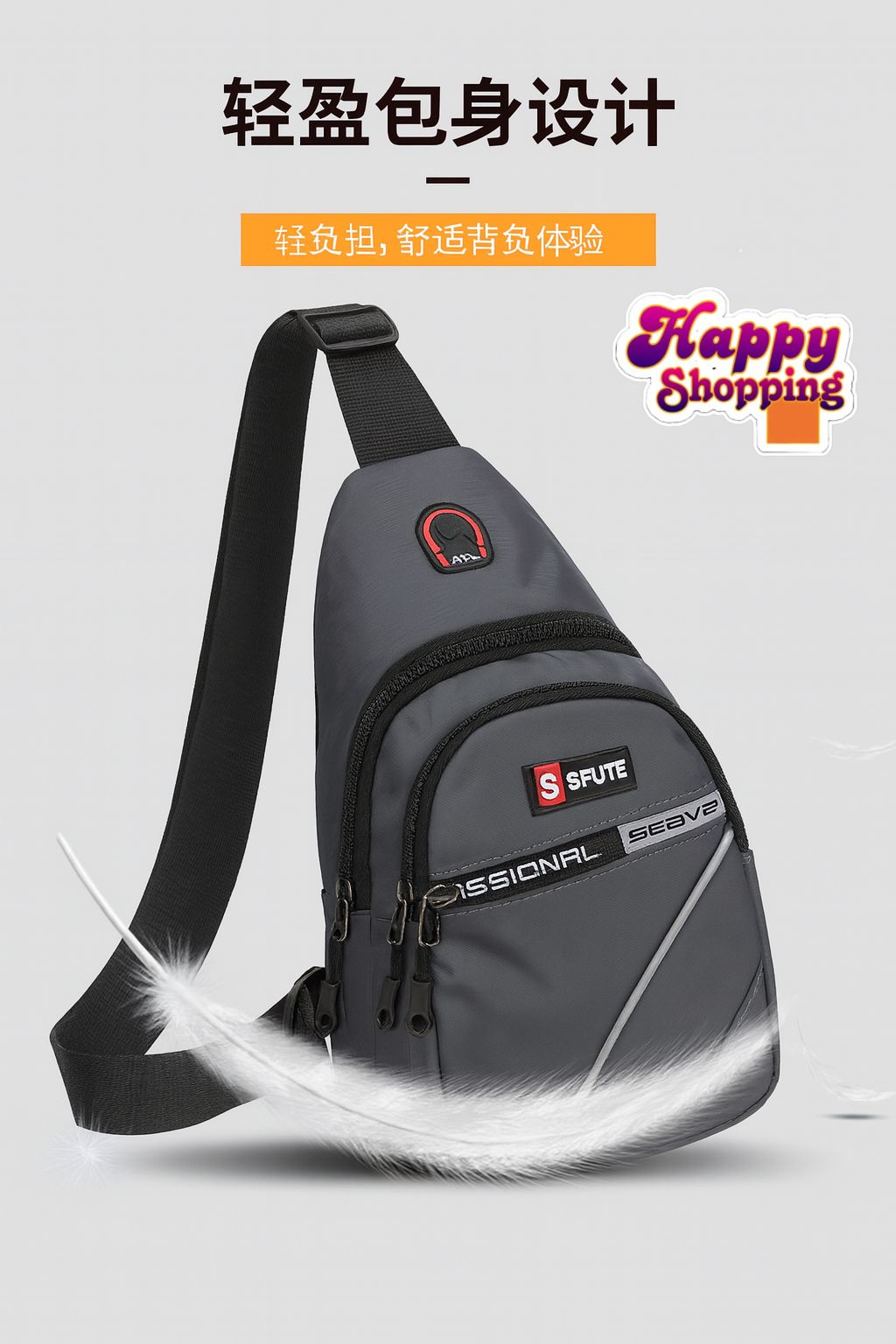 IMPORTED HIGH QUALITY ANTI-THEFT CROSSBODY BAG