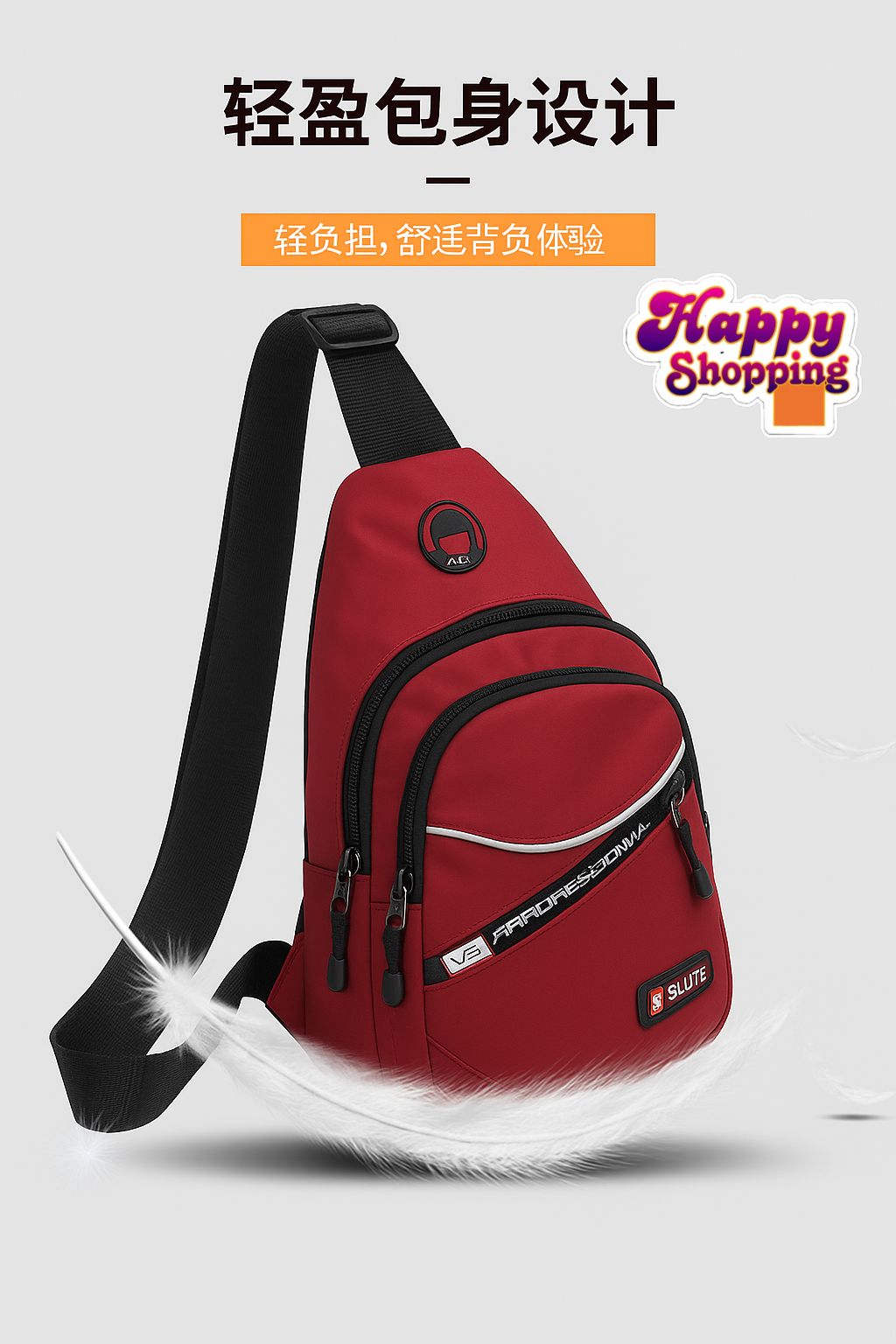 IMPORTED HIGH QUALITY ANTI-THEFT CROSSBODY BAG
