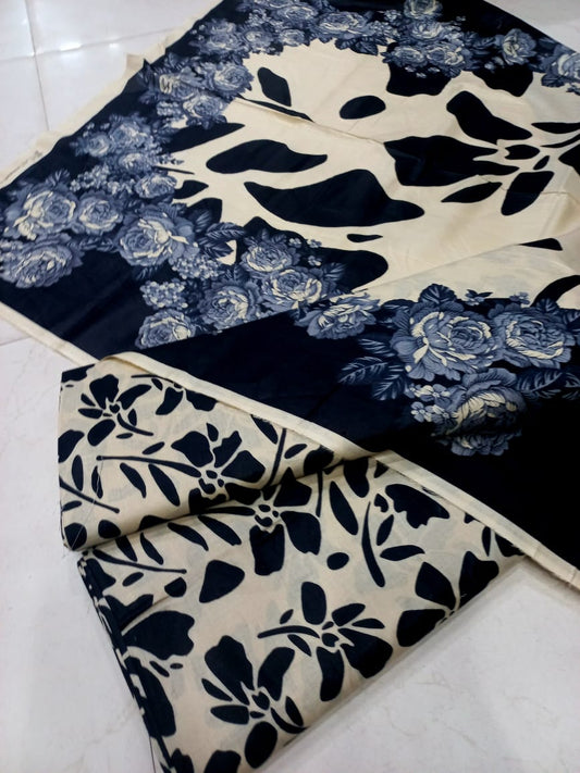 Mix Brand 3 Pcs Printed Cotton