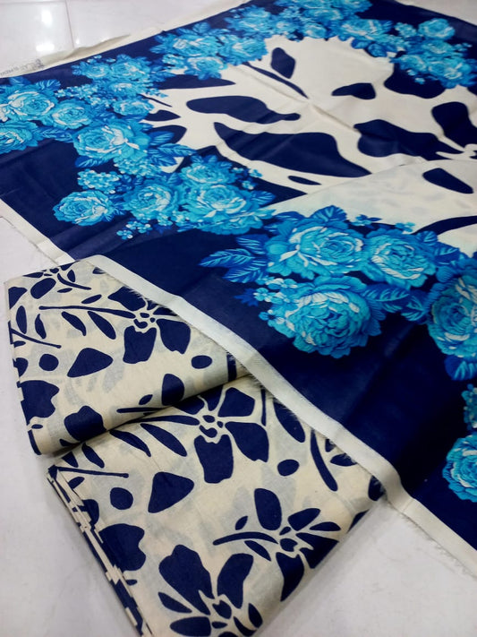 Mix Brand 3 Pcs Printed Cotton