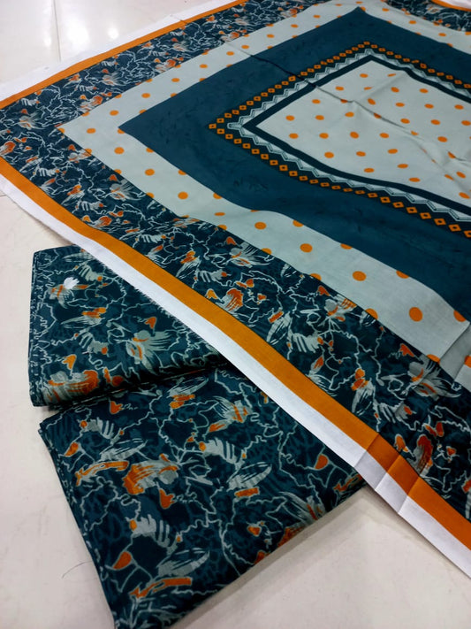 Mix Brand 3 Pcs Printed Cotton