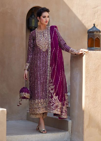 Kanwal Malik Chiffon Embroidered Collection